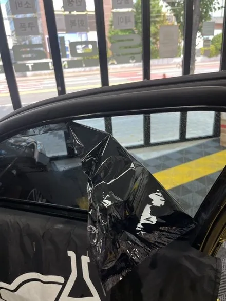 남창 그랜져 IG 썬팅 재시공 |솔라가드 차콜 전면 32%, 측후면 13% | 🚗   열차단 안 되는 썬팅 교체! 기포 심한 뒷유리 / 울산광역시 울주군