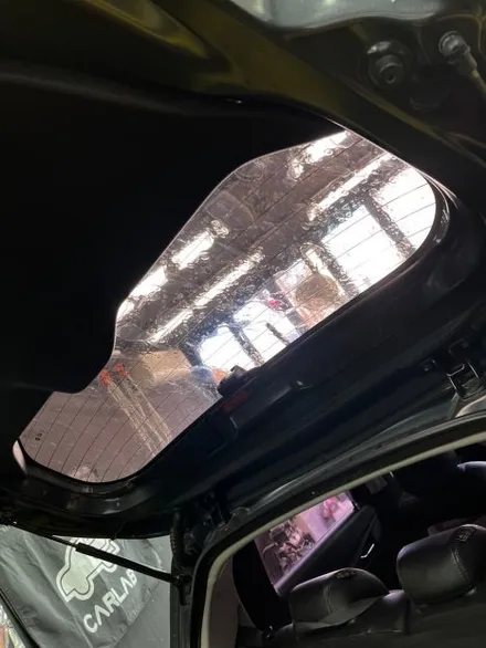 울산 온산 스파크 썬팅 재시공 ｜ 보라색 변색 필름 제거 & 열선 손상 없이 완벽 시공 - 카랩 최고!! / 울산광역시 울주군