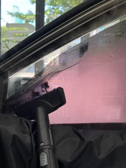 온양 모닝 전체 썬팅 재시공｜솔라가드 스모크 전면 35% 측후면 15% | 🚗 썬팅 상태 안 좋을 땐 전체 교체가 답! / 울산광역시 울주군