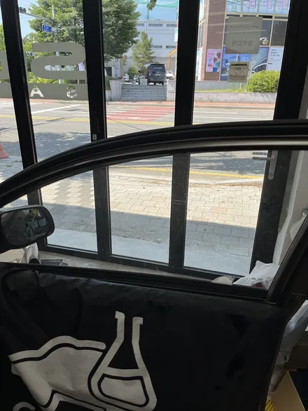 온양 모닝 전체 썬팅 재시공｜솔라가드 스모크 전면 35% 측후면 15% | 🚗 썬팅 상태 안 좋을 땐 전체 교체가 답! / 울산광역시 울주군