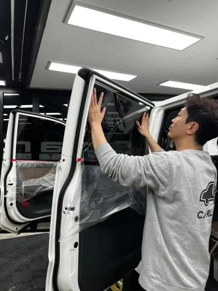 온산 봉고3 신차 반사썬팅 시공 /트럭 신차 반사썬팅 시공/ 네비게이션 , 헤드램프ppf 시공  / 📮 반사필름 호불호?? / 울산광역시 울주군