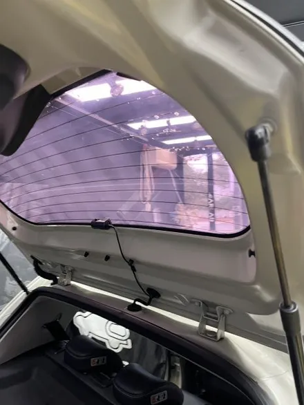 망양 모닝 전체 썬팅 재시공  | 솔라가드 스모크 전면 35% 측후면 15% | 🚗  썬팅 재시공, 변색된 필름은 교체가 답입니다 / 울산광역시 울주군