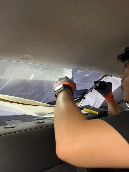 온산 아반떼 AD 전체 썬팅 재시공 | 아반떼 전체 썬팅 | 🚙 뒷유리 우글거림 & 시야 불량 해결! / 울산광역시 울주군