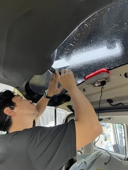 남창 레이 전체 썬팅 재시공 | 솔라가드 스모크 전면 35%, 측후면 5% | 🚌 차량 구조에 맞춘 농도 세팅의 중요성 / 울산광역시 울주군