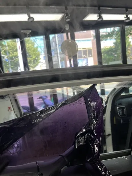 남창 스포티지 측후면 썬팅 재시공 | 🚗 전면은 그대로, 측후면만 교체! 부분 썬팅 재시공의 정답 / 울산광역시 울주군