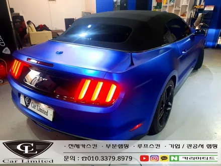 포드 머스탱 전체랩핑 시공 / Professional Wrapping Shop CAR Limited[카리미티드] / 인천랩핑 / 구월동랩핑 / 인천 남동구 구월동