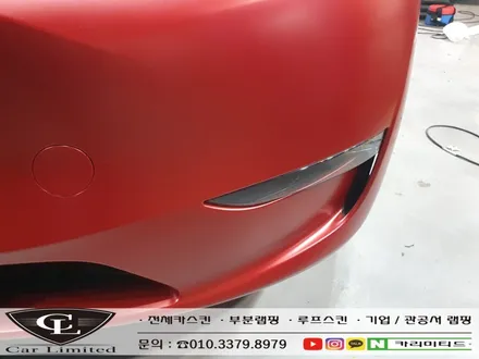 테슬라 모델Y 전체랩핑 시공 / 3M 2080 사틴 뱀파이어 레드 / 인천랩핑 / 구월동랩핑 / 카 리미티드[CAR CARLIMITED] / 인천, 부평, 부천