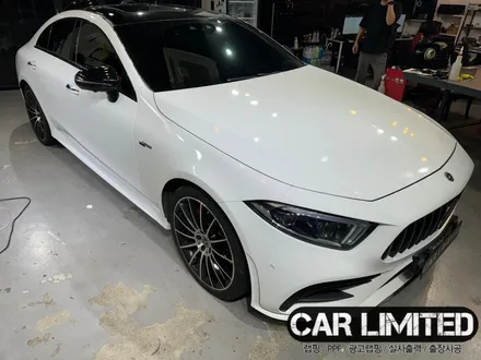 벤츠 CLS 조수석 측면 재시공 / 에이버리 슈프림 유광 화이트 / 인천랩핑 / 구월동랩핑 / 랩핑 / 카 리미티드[CAR LIMITED] / 인천 남동구 구월동