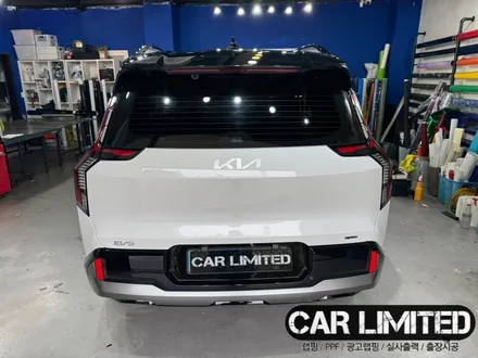 기아 EV9 투톤랩핑 시공 / SNC Tuning 고광택 유광 피아노 블랙 / 인천랩핑 / 구월동랩핑 / 랩핑 / 카 리미티드[CAR LIMITED] / 인천 남동구 구월동