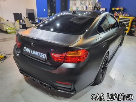 BMW M4 전체랩핑 시공 / 에이버리 슈프림 사틴 블랙 / 인천랩핑 / 구월동랩핑 / 랩핑 / 카 리미티드[CAR LIMITED] / 인천, 부평, 부천