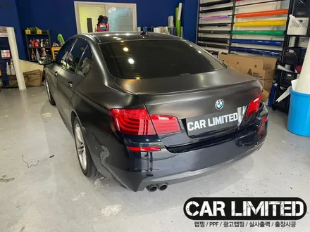 BMW 530D 뒷 범퍼 랩핑 시공 / 에이버리 슈프림 유광 화이트 / 인천랩핑 / 구월동랩핑 / 랩핑 / 카 리미티드[CAR LIMITED] / 인천, 부평, 부천