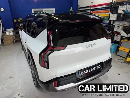 기아 EV9 투톤랩핑 시공 / SNC Tuning 고광택 유광 피아노 블랙 / 인천랩핑 / 구월동랩핑 / 랩핑 / 카 리미티드[CAR LIMITED] / 인천 남동구 구월동