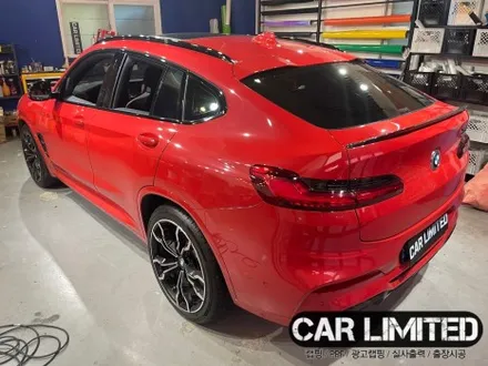 BMW X4M 전체랩핑 시공 / 에이버리 슈프림 사틴 블랙 / 인천랩핑 / 구월동랩핑 / 랩핑 / 카 리미티드[CAR LIMITED] / 인천, 부평, 부천