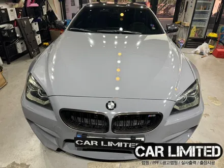 BMW M6 전체랩핑 시공 / 에이버리 슈프림 유광 락 그레이 / 인천랩핑 / 구월동랩핑 / 랩핑 / 카 리미티드[CAR LIMITED] / 인천, 부평, 부천