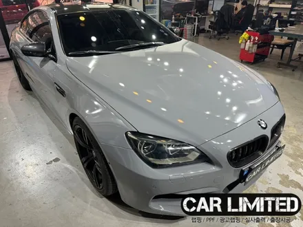 BMW M6 전체랩핑 시공 / 에이버리 슈프림 유광 락 그레이 / 인천랩핑 / 구월동랩핑 / 랩핑 / 카 리미티드[CAR LIMITED] / 인천, 부평, 부천