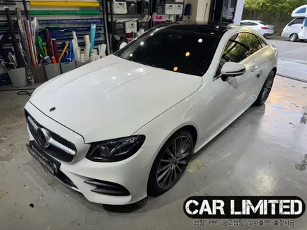 벤츠 E450 쿠페 루프스킨 시공 / 블랙 PPF / 인천랩핑 / 구월동랩핑 / 랩핑 / 카 리미티드[CAR LIMITED] / 인천 남동구 구월동