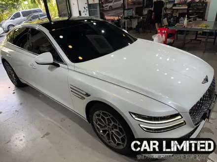 제네시스 G80 루프스킨 시공 / SNC 고광택 유광 피아노 블랙 / 인천랩핑 / 구월동랩핑 / 랩핑 / 카 리미티드[CAR LIMITED] / 인천 남동구 구월동