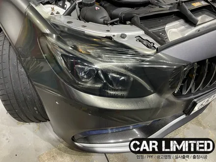 벤츠 C63 라이트필름 시공 / 인천랩핑 / 구월동랩핑 / 랩핑 / 카 리미티드[CAR LIMITED] / 인천, 부평, 부천