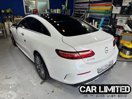 벤츠 E450 쿠페 루프스킨 시공 / 블랙 PPF / 인천랩핑 / 구월동랩핑 / 랩핑 / 카 리미티드[CAR LIMITED] / 인천 남동구 구월동
