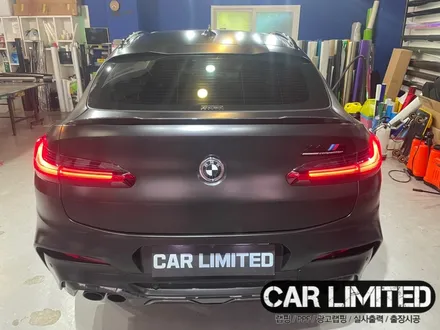 BMW X4M 전체랩핑 시공 / 에이버리 슈프림 사틴 블랙 / 인천랩핑 / 구월동랩핑 / 랩핑 / 카 리미티드[CAR LIMITED] / 인천, 부평, 부천