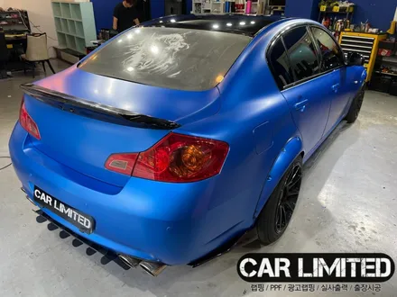 인피니티 G37 전체랩핑 시공 / 3M 2080 사틴 퍼펙트 블루 / 인천랩핑 / 구월동랩핑 / 랩핑 / 카 리미티드[CAR LIMITED] / 인천, 부평, 부천