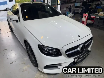 벤츠 E450 쿠페 루프스킨 시공 / 블랙 PPF / 인천랩핑 / 구월동랩핑 / 랩핑 / 카 리미티드[CAR LIMITED] / 인천 남동구 구월동