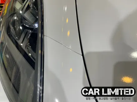 포르쉐 파나메라 앞범퍼 랩핑 시공 /3M 2080 유광 쿨 그레이 / 인천랩핑 / 구월동랩핑 / 랩핑 / 카 리미티드[CAR LIMITED] / 인천, 부평, 부천
