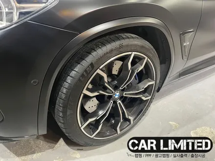 BMW X4M 전체랩핑 시공 / 에이버리 슈프림 사틴 블랙 / 인천랩핑 / 구월동랩핑 / 랩핑 / 카 리미티드[CAR LIMITED] / 인천, 부평, 부천