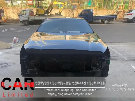 자동차랩핑#16 기아 K7 - 에이버리 사틴 다크 블루 풀랩핑 / Professional Wrapping Shop CAR Limited / 인천 남동구 구월동