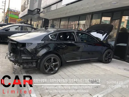자동차랩핑#17 기아 K7 - 무광 퍼플 크롬 풀랩핑, 크롬 부분랩핑 / Professional Wrapping Shop CAR Limited / 인천 남동구 구월동