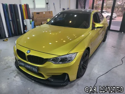 BMW M4 전체랩핑 시공 / 에이버리 슈프림 사틴 블랙 / 인천랩핑 / 구월동랩핑 / 랩핑 / 카 리미티드[CAR LIMITED] / 인천, 부평, 부천
