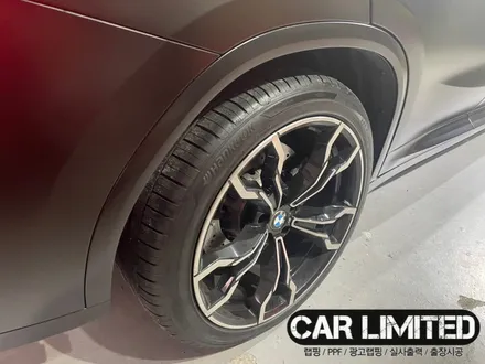 BMW X4M 전체랩핑 시공 / 에이버리 슈프림 사틴 블랙 / 인천랩핑 / 구월동랩핑 / 랩핑 / 카 리미티드[CAR LIMITED] / 인천, 부평, 부천
