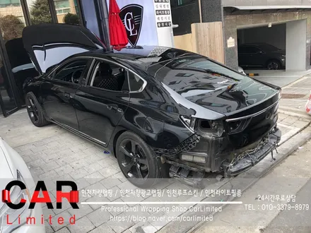 자동차랩핑#17 기아 K7 - 무광 퍼플 크롬 풀랩핑, 크롬 부분랩핑 / Professional Wrapping Shop CAR Limited / 인천 남동구 구월동
