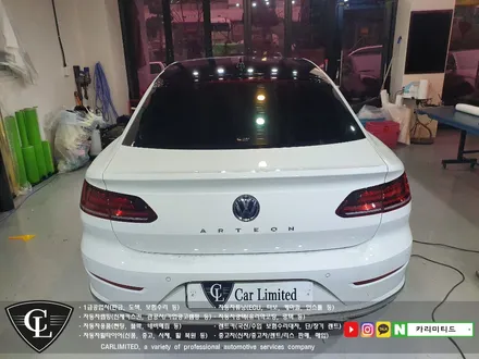 폭스바겐 아테온 루프스킨 시공 / Professional Wrapping Shop CAR Limited[카리티드] / 인천랩핑 / 인천 남동구 구월동
