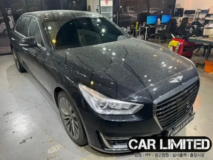 제네시스 EQ900 전체랩핑 시공 / 3M 2080 유광 화이트 골드 스파클 / 인천랩핑 / 구월동랩핑 / 랩핑 / 카 리미티드[CAR LIMITED] / 인천, 부평, 부천