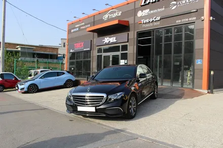 춘천썬팅재시공 벤츠 E300 글라스틴트 선셋 굿굿굿!! / 춘천시 동면