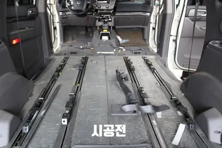 춘천바닥모노룸 썬팅 재시공 배럴X 투리모스 차바닥매트 모노룸 모빌하임! / 춘천시 동면