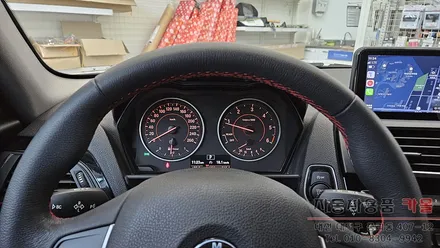 대전 2016 BMW 118d 계기판 조명색상 변경 LED작업 / 대전, 청주, 세종