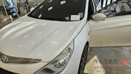 대전 YF쏘나타 하이브리드 원격시동 경보기 장착 순정스마트키로 원격시동이 가능한 아이카 i100 / 대전, 청주, 세종