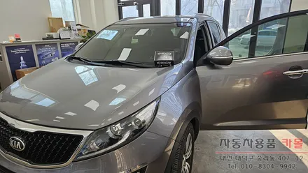대전 스포티지R 순정스마트키로 원격시동이 가능한 이지카E300 장착 / 대전, 청주, 세종