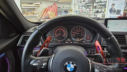 2016 BMW320i 계기판 LED작업 (조명색상 화이트로 변경) / 대전, 청주, 세종
