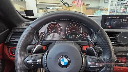 대전 2015 BMW 428i F32 계기판 조명색상변경 LED작업 / 대전 대덕