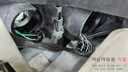 대전 그랜저HG 헤드라이트 상향등, 하향등 모두 합법인증 브라비오 LED전조등으로 교체 / 대전 대덕