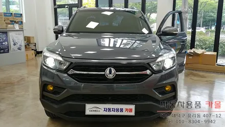 G4 렉스턴 브라비오 LED전조등 장착 / 합법인증 LED / 대전 브라비오 장착점 / 대전 대덕