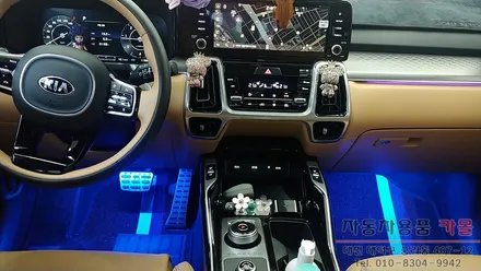 쏘렌토MQ4 RGB LED를 이용한 색상이 바뀌는 자동차 풋등 작업 / 대전 대덕