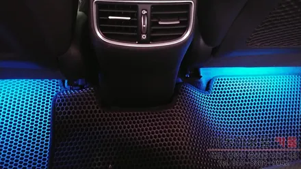 아반떼AD 풋등 / RGB LED풋등 / 리모컨으로 색상, 모드 변경 / 대전 풋등 / 대전 대덕