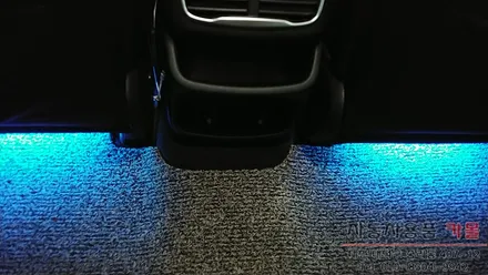 싼타페TM RGB LED풋등 장착 / 리모컨으로 색상, 모드변경 / 대전풋등 / 대전 대덕