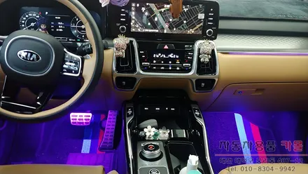 쏘렌토MQ4 RGB LED를 이용한 색상이 바뀌는 자동차 풋등 작업 / 대전 대덕