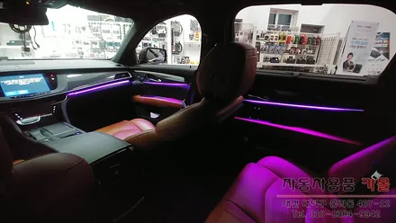 캐딜락 CT6 엠비언트 라이트 무드등 순정 광량업 시공 대전 DMX엠비언트 공식 시공점 카몰 / 대전 대덕
