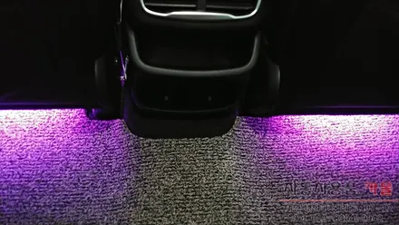 싼타페TM RGB LED풋등 장착 / 리모컨으로 색상, 모드변경 / 대전풋등 / 대전 대덕